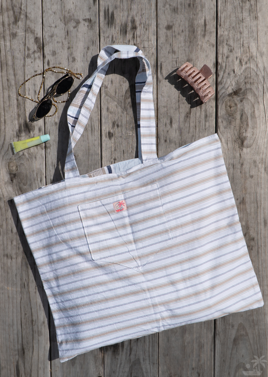 The Striped Beach Bag