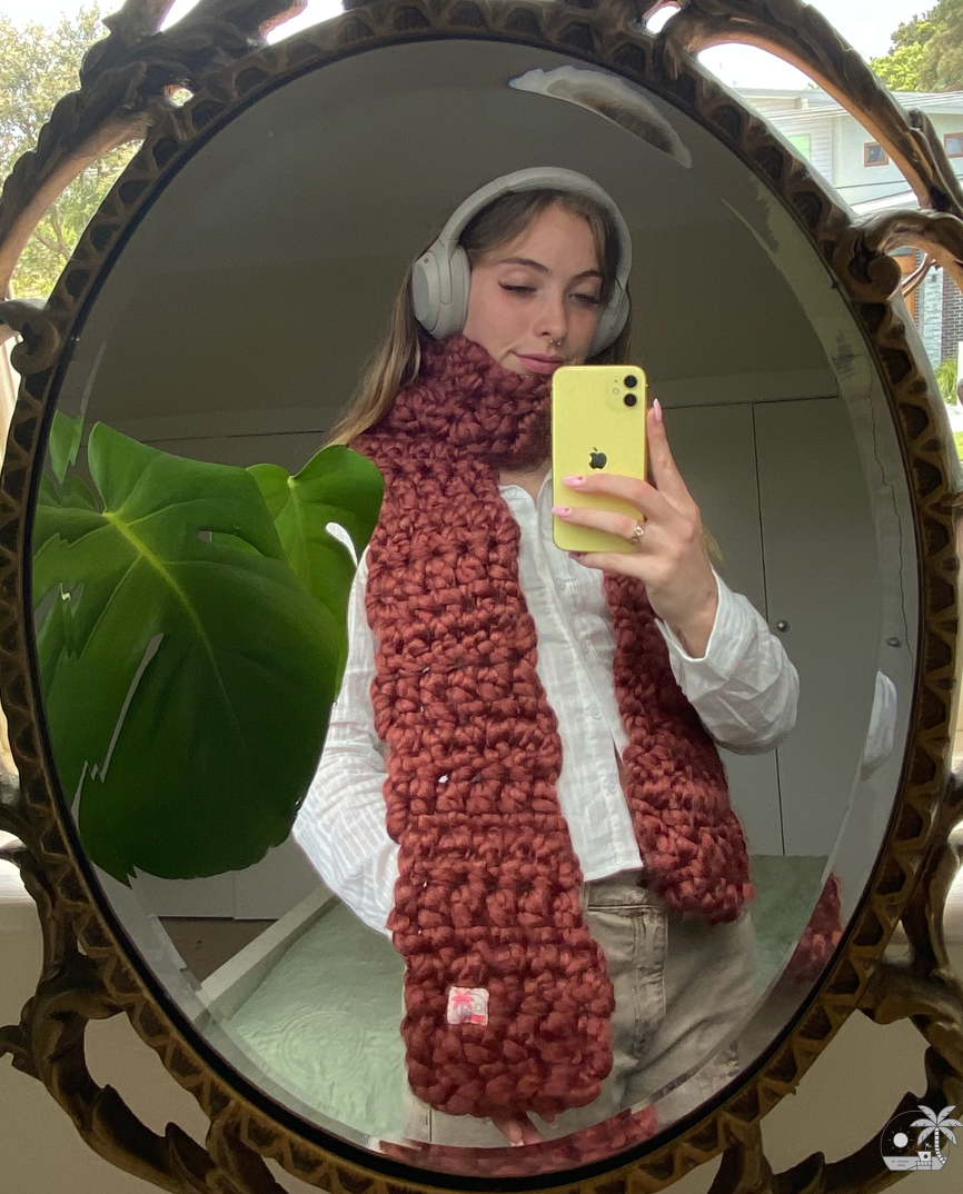 Chunky Crochet Scarf